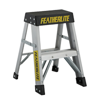 Industrial Extra Heavy-Duty Step Stool/Ladders, 2', Aluminum, 300 lbs. Capacity, Type 1A Sécurité Médic