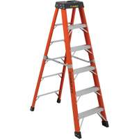 Industrial Extra Heavy-Duty Stepladders (6800 AA Series), 6', Fibreglass, 375 lbs. Capacity, Type 1AA Sécurité Médic