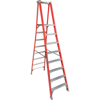 Industrial Heavy-Duty Pro Platform Stepladders (FXP1700 Series), 8', 300 lbs. Cap. Sécurité Médic