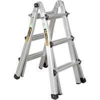 &eacute;chelle t&eacute;lescopique multipositions, 2,916' - 9,75', Aluminium, 300 lb, CSA calibre 1A Sécurité Médic