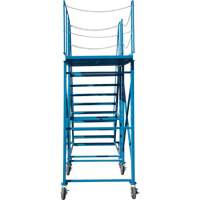 Snow Ladder, Steel, 10 Steps, 99" H, 85-1/2" D, 48" Step, Serrated Sécurité Médic
