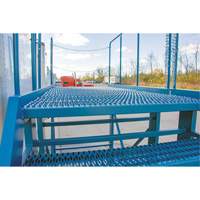 Snow Ladder, Steel, 10 Steps, 99" H, 85-1/2" D, 48" Step, Serrated Sécurité Médic