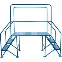 Crossover Ladder, 35-1/2" Overall Span, 31-1/2" H x 22" D, 22" Step Width Sécurité Médic