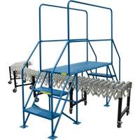 Crossover Ladder, 35-1/2" Overall Span, 31-1/2" H x 22" D, 22" Step Width Sécurité Médic