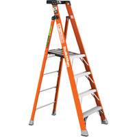 Safespace Platform Step Ladder, 4', 300 lbs. Cap. Sécurité Médic