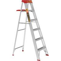 Step Ladder with Paint Tray, 6', Aluminum, 200 lbs. Capacity, Type 3 Sécurité Médic