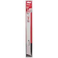 Lame The Torch Sawzall, Bim&eacute;tal, 18 Dents par pouce, 12" lo x 1" la Sécurité Médic