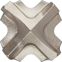 Foret &agrave; 4 cannelures pour perceuse &agrave; percussion MX4, 7/8", Tige SDS-Plus, Carbure Sécurité Médic