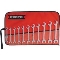 11-Piece Angled Open-End Wrench Set, Polished Sécurité Médic