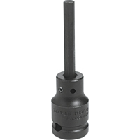 Impact Bit Socket, Hex, 12 mm x 3-1/4" L, 1/2" Drive Sécurité Médic