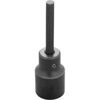 Socket Bit, Hex, 6 mm x 3-1/4" L, 1/2" Drive Sécurité Médic