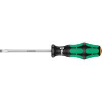 Tapered Slotted Screwdriver, 0.8 mm, 7-3/4" L, Plastic Handle Sécurité Médic