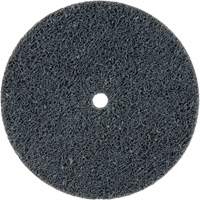 Meule homog&egrave;ne &agrave; faible densit&eacute; de s&eacute;rie 500 Standard Abrasives, 3" x 1/4", Arbre de 1/4", Grain de Fin, Carbure de silicium Sécurité Médic