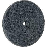 Meule homog&egrave;ne &agrave; faible densit&eacute; de s&eacute;rie 500 Standard Abrasives, 3" x 1/4", Arbre de 1/4", Grain de Fin, Carbure de silicium Sécurité Médic