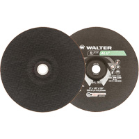 Depressed Centre Grinding Wheels - Aluminium Type 27, 9" x 1/8", 7/8" Arbor, Type 27 Sécurité Médic