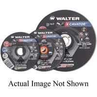 XCAVATOR Grinding Wheel, 4-1/2" x 1/4", 5/8"-11 Arbor, Zirconium, Type 27 Sécurité Médic