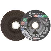 FLEXCUT Grinding Wheel, 4-1/2", 36 Grit, Aluminum Oxide, 7/8", 13300 RPM, Type 29 Sécurité Médic