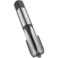 Taraud machine &agrave; cannelure, 1/2"-14, 4 cannelures, 87 mm lo, Conique, Acier rapide Sécurité Médic