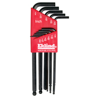 Balldrive Hex Key, Hex End, 7/64" x 3.56" L, L Shape Sécurité Médic
