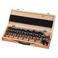 Bormax Forstner Bit Kits in a Wooden Box, 16 Pieces, High Carbon Steel Sécurité Médic