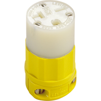 2-Pole 3-Wire Grounding Straight Blade Connector, 5-20P, Nylon Sécurité Médic