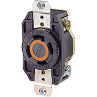 Single Flush 3-Pole 4-Wire Grounding Receptacle Sécurité Médic
