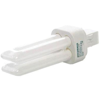 Compact Flourescent Lamp, D (T4), 13 W, 2700 K, GX23-2 Base, 10000 hrs. Sécurité Médic