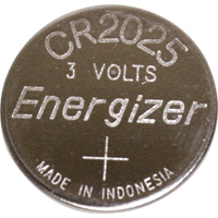 Piles au lithium CR2025, 3 V Sécurité Médic