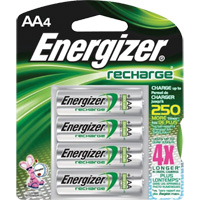 Piles rechargeables NiMH, AA, 1,2 V Sécurité Médic