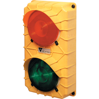 LED Stop & Go Lights, Plastic, 6-3/8" W x 3-3/4" D x 11-3/8" H Sécurité Médic