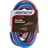 TPE-Rubber Extension Cord With Light Indicator, All-Weather, SJEOW, 12/3 AWG, 15 A, 50' Sécurité Médic