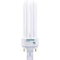 Dulux&reg; D/E Double-Tube Compact Fluorescent Lamp, D (T4), 13 W, 4100 K, G24Q-1 Base, 20000 hrs. Sécurité Médic
