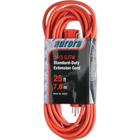 Extension Cord, Indoor/Outdoor, SJTW, 16/3 AWG, 13 A, 25' Sécurité Médic