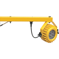 Lampes pour quais de chargement robustes, Bras 24", 300 W, Ampoule DEL, M&eacute;tal Sécurité Médic