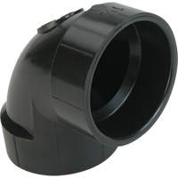 Raccord en coude 90°, Noeud x noeud, Plastique, 1-1/4" Sécurité Médic