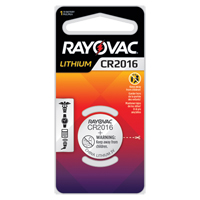 CR2016 Lithium Coin Cell Battery, 3 V Sécurité Médic