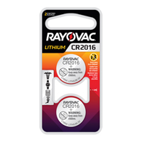 CR2016 Lithium Coin Cell Batteries, 3 V Sécurité Médic