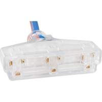 Cordon rallonge en caoutchouc TPE avec indicateur lumineux, Toutes saisons, SJEOW, AWG 12/3, 15 A, 3 prise(s), 25' Sécurité Médic