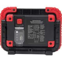 Portable Work Light, LED, 10 W, 1000 Lumens, Plastic Housing Sécurité Médic