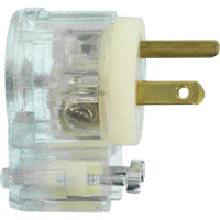 Angled Hospital Grade Extension Plug, Nylon, 15 Amps, 125 V Sécurité Médic