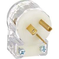 Angled Hospital Grade Extension Plug, Nylon, 20 Amps, 250 V Sécurité Médic