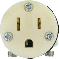 Hospital Grade Extension Plug Connector, 5-15R, Nylon Sécurité Médic