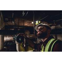 USB HAZ-LO&reg; Intrinsically Safe Headlamp, LED, 250 Lumens, 7 Hrs. Run Time, Rechargeable Batteries Sécurité Médic