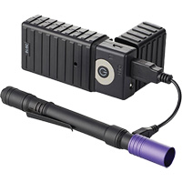 Lampe stylo UV avec port de recharge micro USB Stylus Pro, DEL, Corps en Aluminium, piles Rechargeable, Compris Sécurité Médic