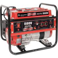 Gasoline Generator, 1800 W Surge, 1400 W Rated, 120 V, 7 L Tank Sécurité Médic