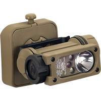 Sidewinder Compact&reg; II Military Model Hands Free Light, LED, 55 Lumens, 6 Hrs. Run Time, AA Batteries Sécurité Médic