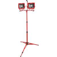Twin Work Light with Tripod, LED, 72 W, 8000 Lumens, Aluminum Housing Sécurité Médic