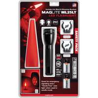 Safety Flashlight Pack, LED, 192 Lumens, C Batteries Sécurité Médic