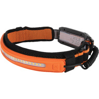 Lampe frontale &agrave; faisceau large avec bandeau, DEL, 575 lumens, 4 hres de fonctionnement, piles Rechargeable Sécurité Médic