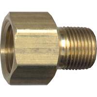 Adaptateur, FPT x NPT, 3/4" x 1/2" dia., Laiton Sécurité Médic